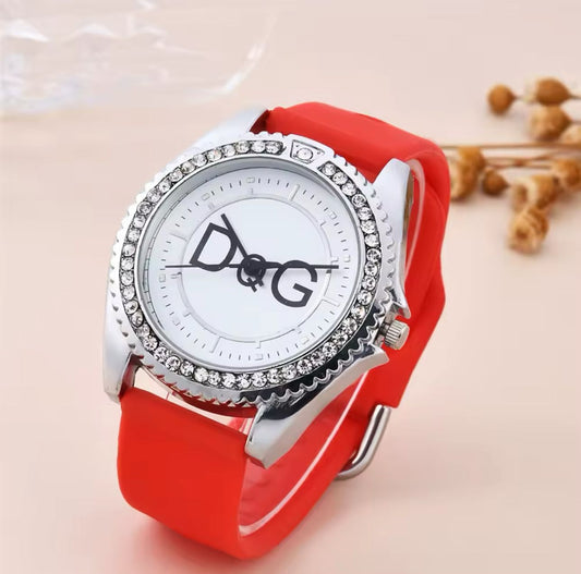 DQG Rhinestone Leather Women’s Watch – Quartz Movement, Gift-Ready | Free Shipping
