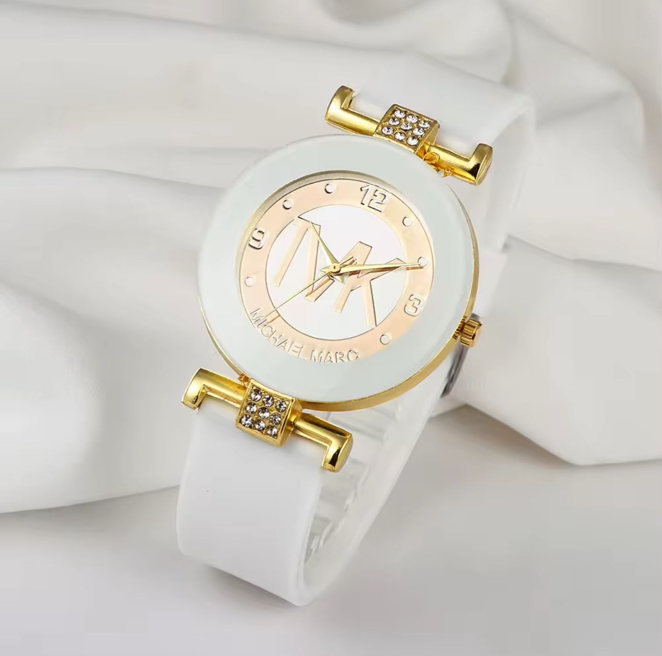 UTHAI Women's Fashion Watch – Diamond Dial, Silicone Strap, Minimalist Style | Free Shipping
