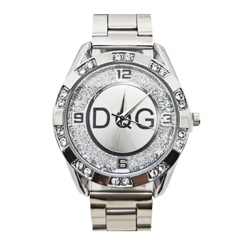 DQG Crystal Quartz Women’s Watch – Gold & Silver Stainless Steel | Free Shipping