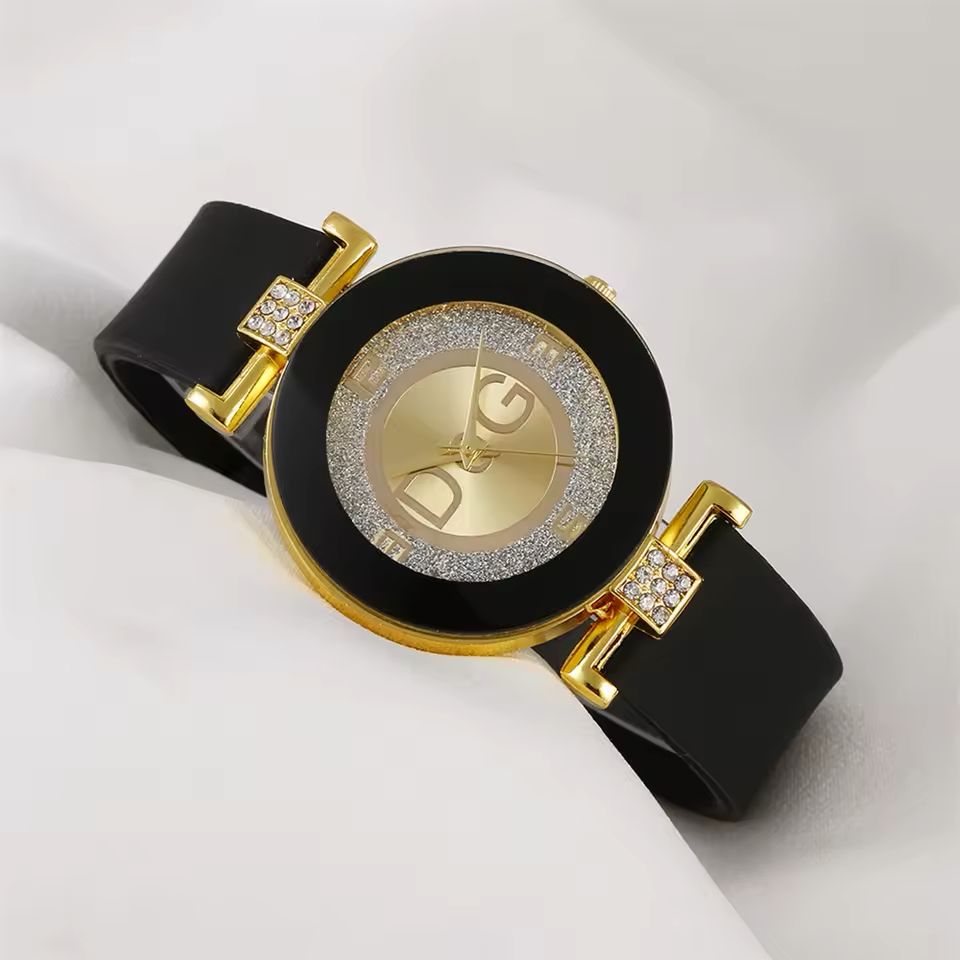 Sleek Quartz Watch – Casual Silicone Band for Women | Free Shipping