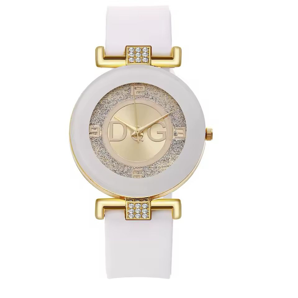 Sleek Quartz Watch – Casual Silicone Band for Women | Free Shipping