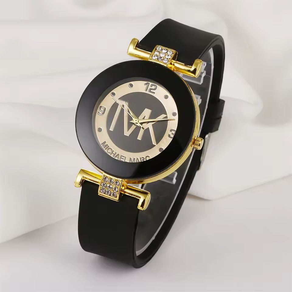 UTHAI Women's Fashion Watch – Diamond Dial, Silicone Strap, Minimalist Style | Free Shipping