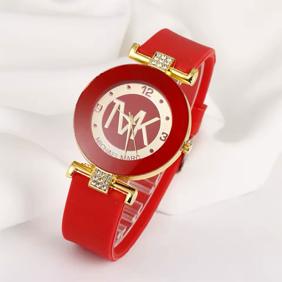 UTHAI Women's Fashion Watch – Diamond Dial, Silicone Strap, Minimalist Style | Free Shipping